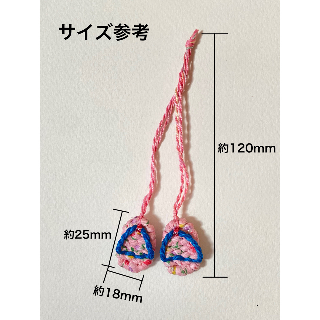 じぃじの手づくり布草履ストラップ　【002】 ハンドメイドのファッション小物(その他)の商品写真