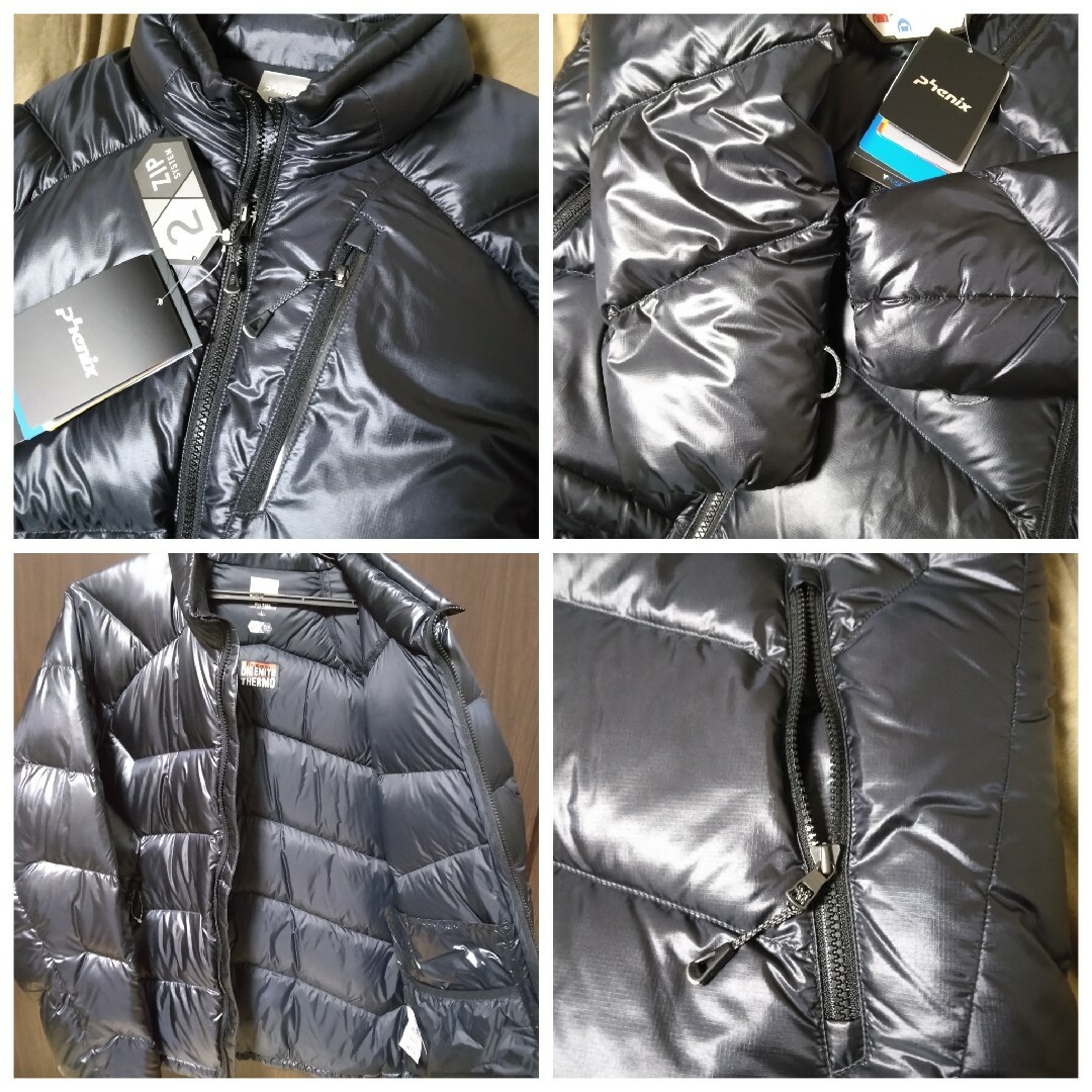 新品 フェニックス 軽量 ダウン phenix Down Jacket  黒 L