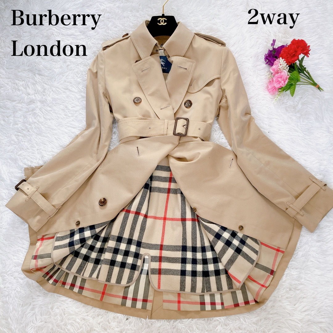 BURBERRY   美品️バーバリーロンドン ノバチェックライナー