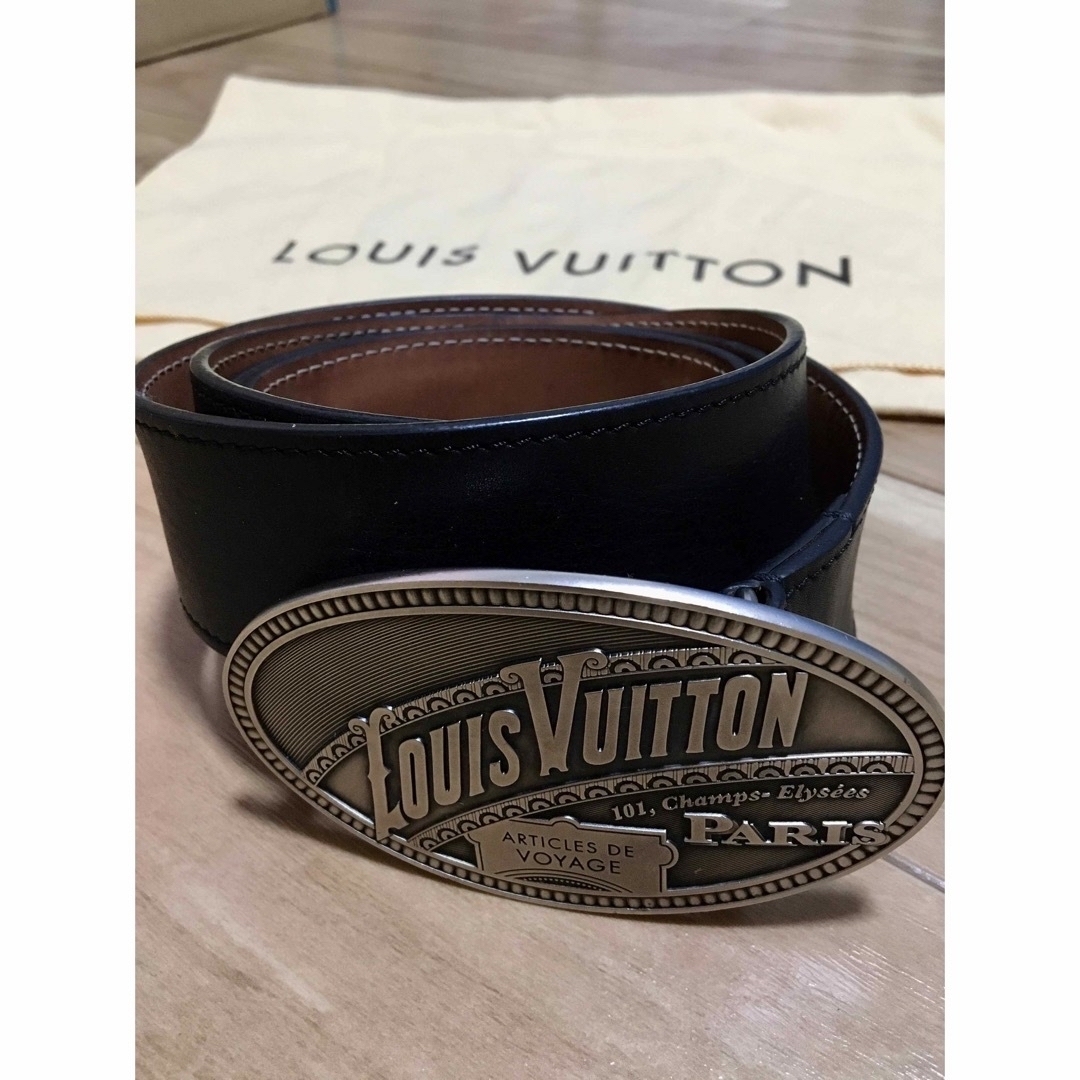 LOUIS VUITTON(ルイヴィトン)のLouisvuitton サンチュール・エルドラド ベルト ブラック メンズのファッション小物(ベルト)の商品写真