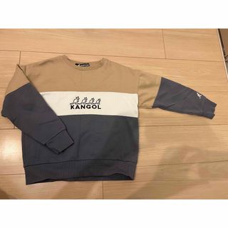 カンゴール(KANGOL)のトレーナー　130㎝　ベージュ(Tシャツ/カットソー)