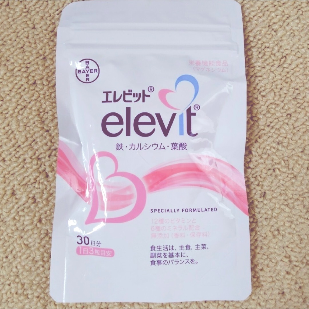 elevit - エレビット 30日分 90粒 葉酸サプリ elevit バイエル薬品の ...