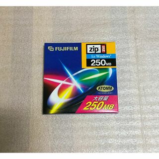 フジフイルム(富士フイルム)の新品未開封品 FUJIFILM Zip 250MB x1 希少(PC周辺機器)