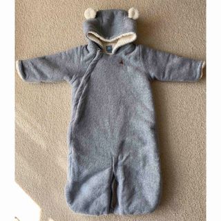 ベビーギャップ(babyGAP)の美品ベビーギャップ　おくるみ　カバーオール(ロンパース)