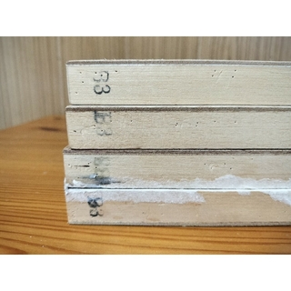 木製パネル　B3サイズ　4枚セット(パネル)