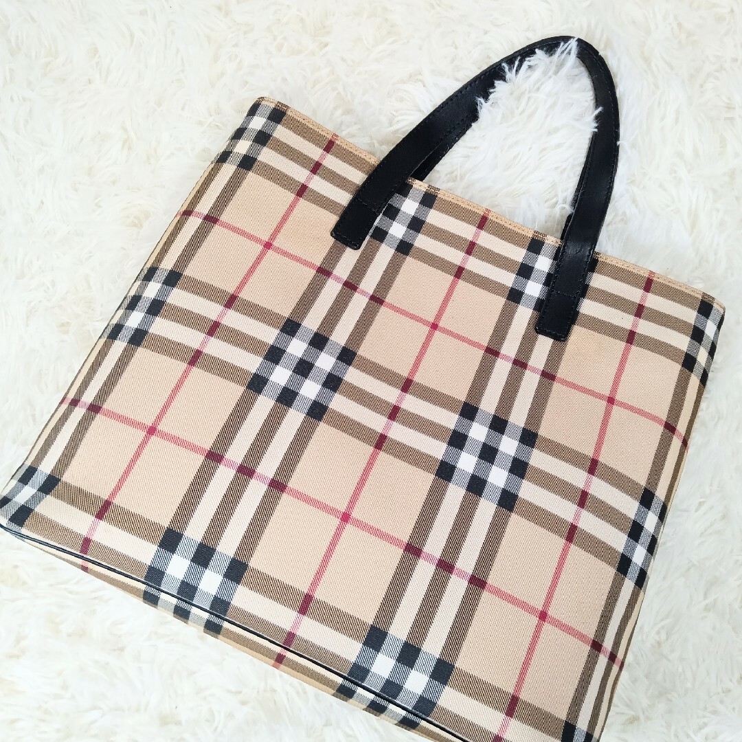 BURBERRY(バーバリー)のBURBERRY LONDON バーバリーロンドン ノバチェック トートバック レディースのバッグ(トートバッグ)の商品写真