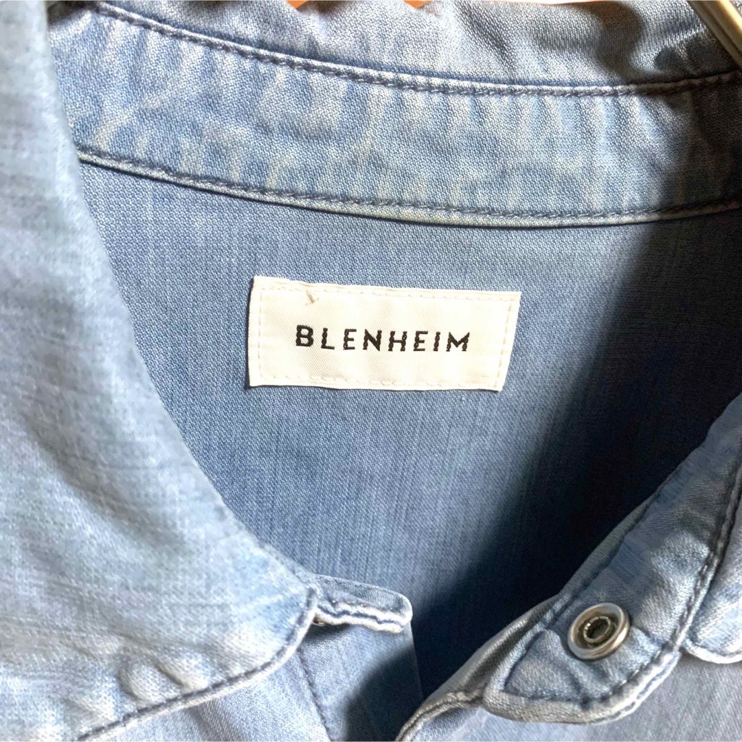 M-premier(エムプルミエ)のブレンヘイム　BLENHEIM デニムシャツ　ダンガリーシャツ レディースのトップス(シャツ/ブラウス(長袖/七分))の商品写真