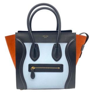 celine - セリーヌ CELINE ラゲージ マイクロショッパー ライトブルー ...