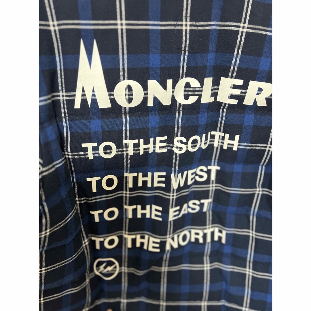 MONCLER(モンクレール)のMONCLER  シャツ型チェックダウン ジャケット メンズ メンズのジャケット/アウター(ダウンジャケット)の商品写真