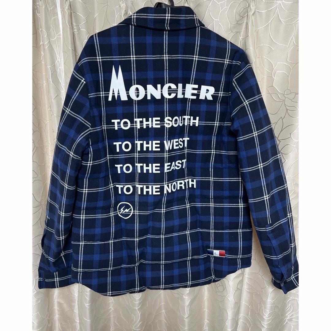 MONCLER(モンクレール)のMONCLER  シャツ型チェックダウン ジャケット メンズ メンズのジャケット/アウター(ダウンジャケット)の商品写真