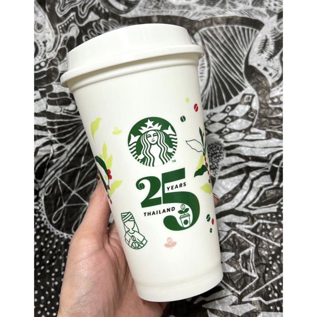 Starbucks Coffee(スターバックスコーヒー)の海外限定　スターバックス　タイ　非売品　リユーザブルカップ　25周年　イベント インテリア/住まい/日用品のキッチン/食器(容器)の商品写真