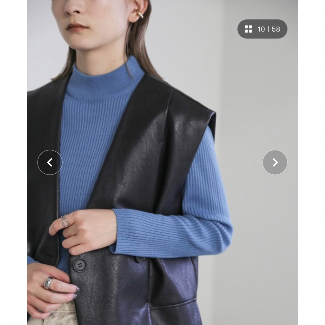 本当に信頼出来る商品 セレクトモカ selectmoca 振り落とせ ベスト レザー 合皮 ベスト/ジレ