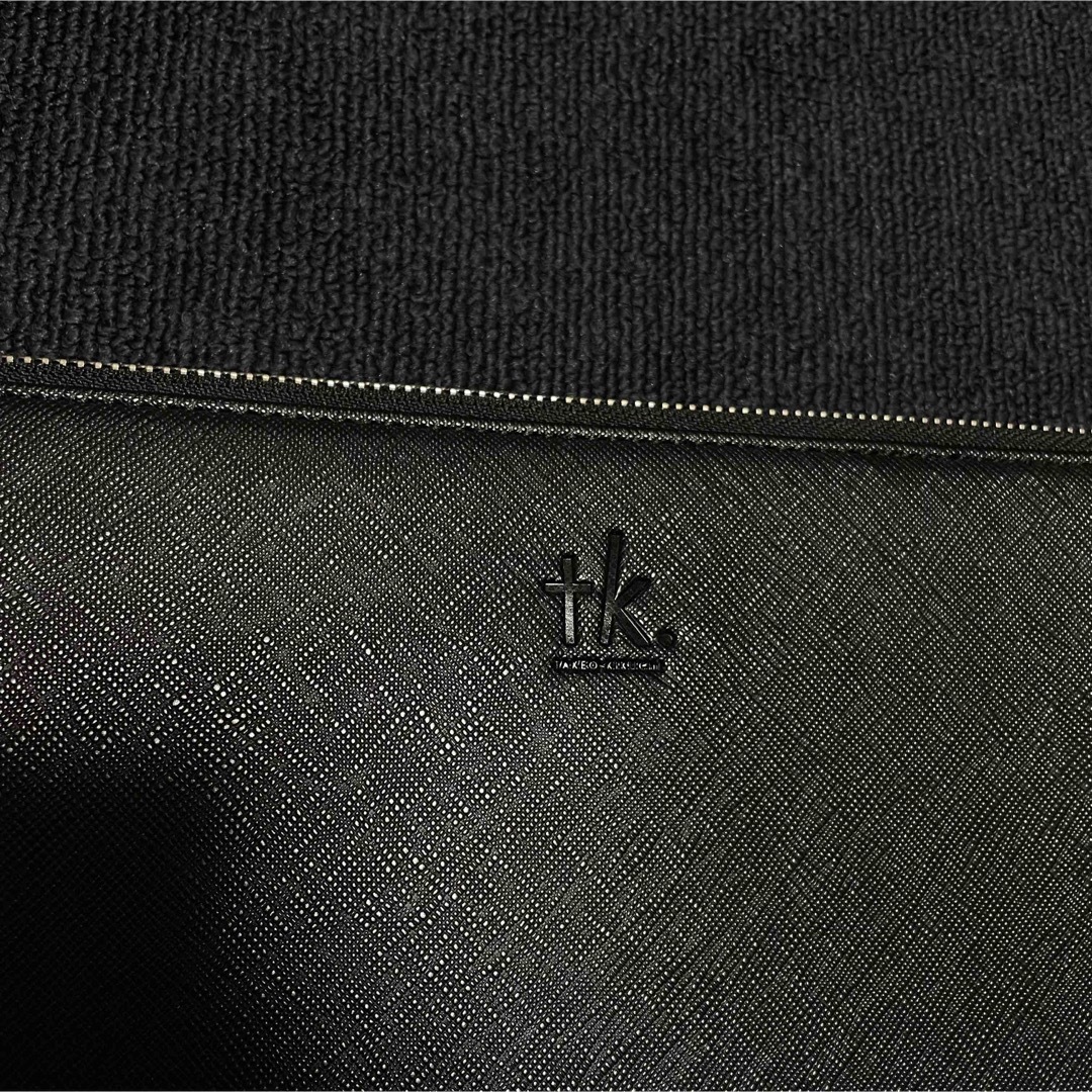 TAKEO KIKUCHI(タケオキクチ)の新品 タケオ キクチ tk.TAKEO KIKUCHI クラッチバッグ ブラック メンズのバッグ(セカンドバッグ/クラッチバッグ)の商品写真