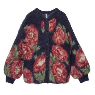 アメリヴィンテージ(Ameri VINTAGE)のVERONICA JACQUARD KNIT CARDIGAN(カーディガン)