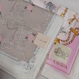 ジルスチュアート(JILLSTUART)の値下げ📌ジルスチュアート&KRIZIA☆大判ハンカチ２枚セット(ハンカチ)