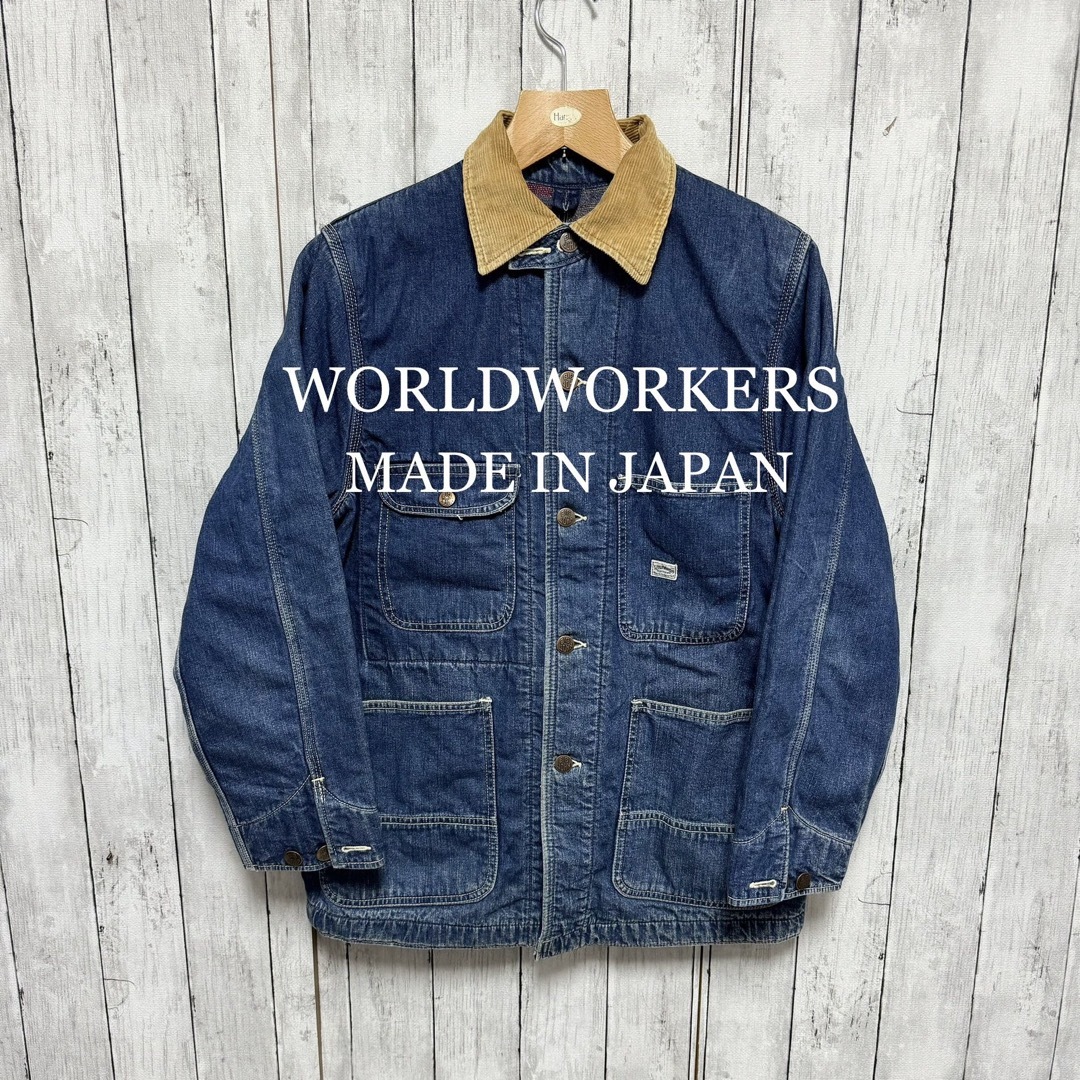 WORLDWORKERS ヴィンテージデニムカバーオール！裏ブランケット！