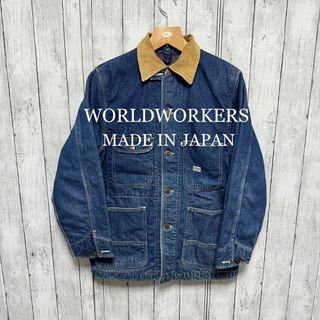 ワールドワーカーズ(World Workers)のWORLDWORKERS ヴィンテージデニムカバーオール！裏ブランケット！ (カバーオール)