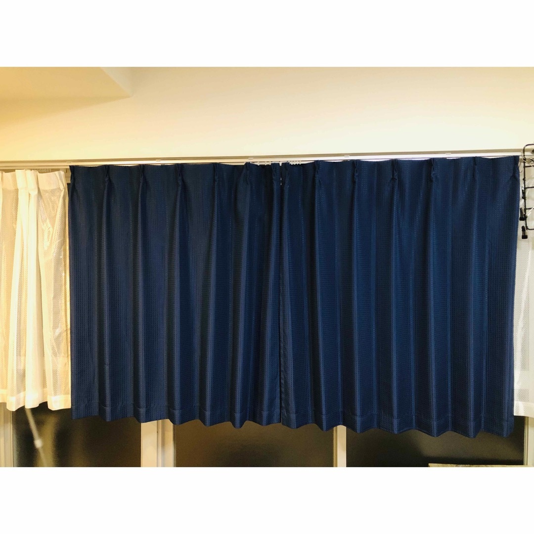 ニトリ(ニトリ)のCurtain (dark blue) インテリア/住まい/日用品のカーテン/ブラインド(カーテン)の商品写真