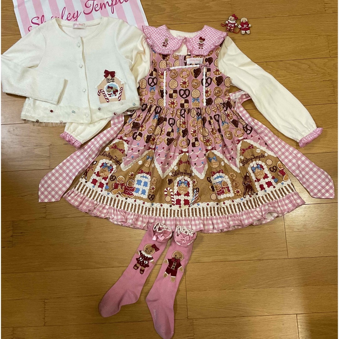 キッズ服女の子用(90cm~)シャーリーテンプル　お菓子のおうち