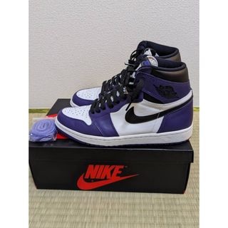 AIR JORDAN COURT PURPLE SIZE 9 US/27CM (スニーカー)