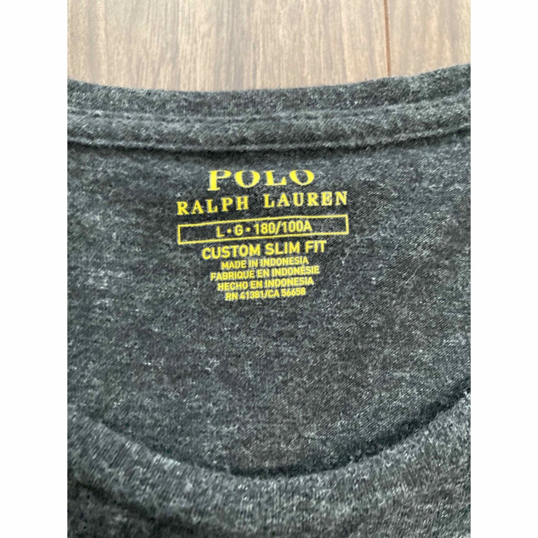 POLO RALPH LAUREN(ポロラルフローレン)のPOLO RALPH LAURENカスタムスリム クルーネック T シャツ L メンズのトップス(Tシャツ/カットソー(半袖/袖なし))の商品写真