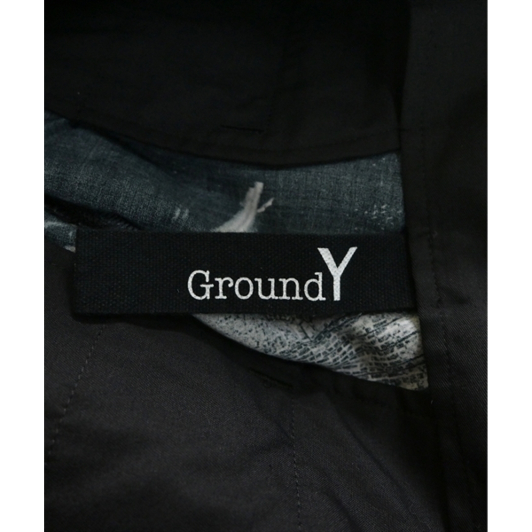 Ground Y(グラウンドワイ)のGround Y パンツ（その他） -(L位) 黒x緑等(総柄) 【古着】【中古】 レディースのパンツ(その他)の商品写真