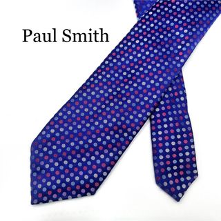 ポールスミス(Paul Smith)のPaul Smith ポールスミス ネクタイ パープル 紫 ドット 花柄(ネクタイ)