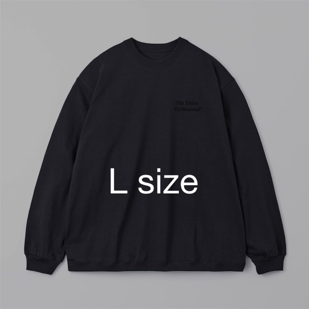 1LDK SELECT(ワンエルディーケーセレクト)のLong sleeve hem rib tee (BLACK) メンズのトップス(Tシャツ/カットソー(七分/長袖))の商品写真