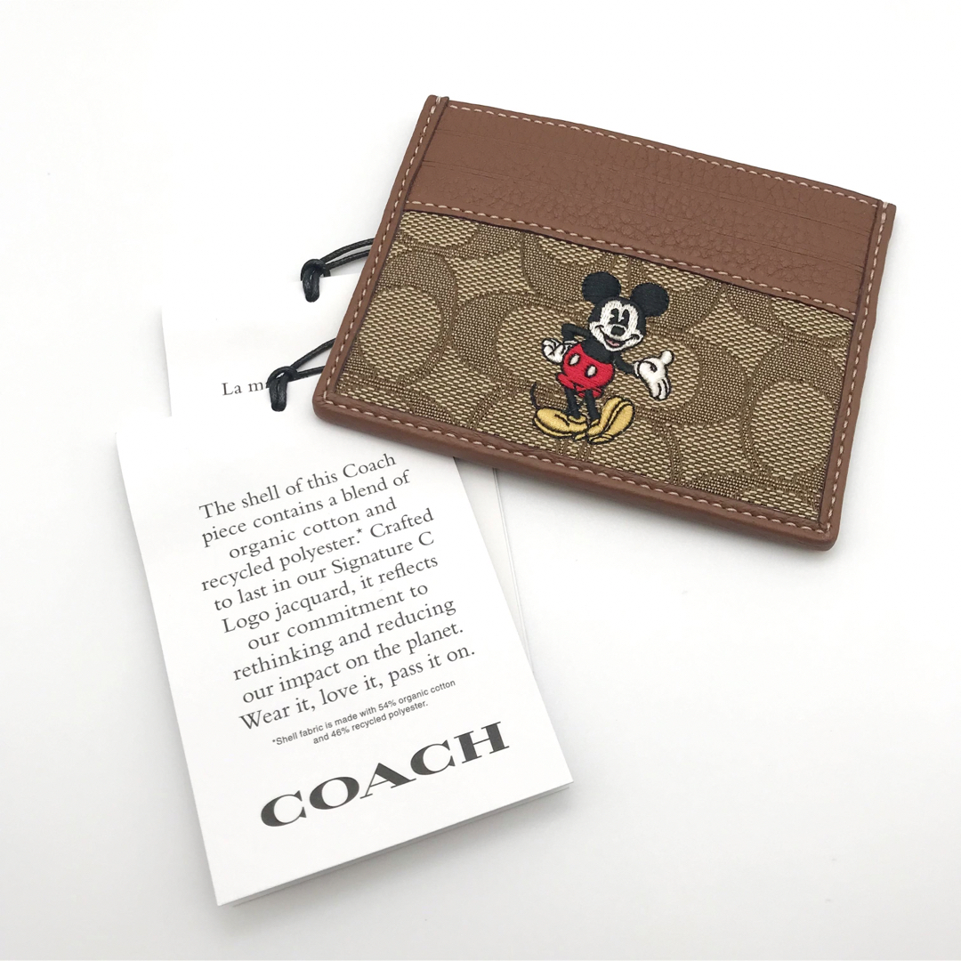 COACH(コーチ)のDISNEY X COACHコラボ スリムIDカードケース ミッキーマウス 新品 メンズのファッション小物(名刺入れ/定期入れ)の商品写真