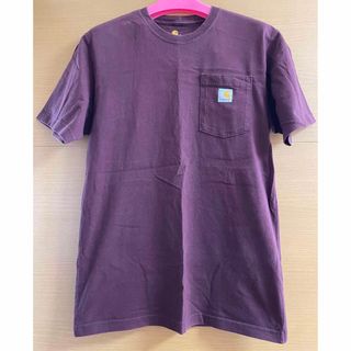 カーハート Carhartt カットオフ ワンポイントロゴポケットTシャツ レディースM /eaa173145