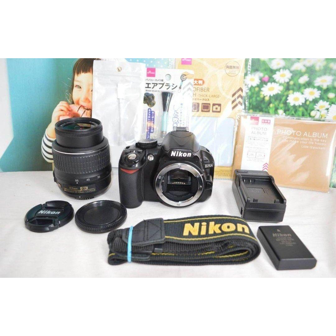 Nikon(ニコン)の❤初心者スタート美品セット❤Nikon ニコン D3100 一眼レフ レンズ スマホ/家電/カメラのカメラ(デジタル一眼)の商品写真