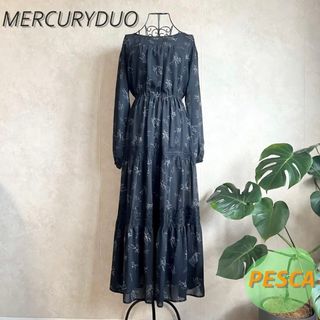 マーキュリーデュオ(MERCURYDUO)の【美品】マーキュリーデュオ　ロングワンピース(ロングワンピース/マキシワンピース)