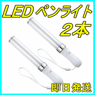 LED ペンライト 15色 2本組 キンブレ ライブ 新品 匿名・即日発送！(ペンライト)