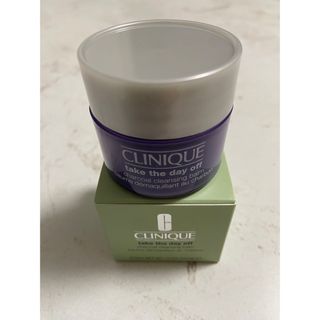 クリニーク(CLINIQUE)の【新品未使用】クリニーク テイク ザ デイ オフ クレンジング バームチャコール(クレンジング/メイク落とし)