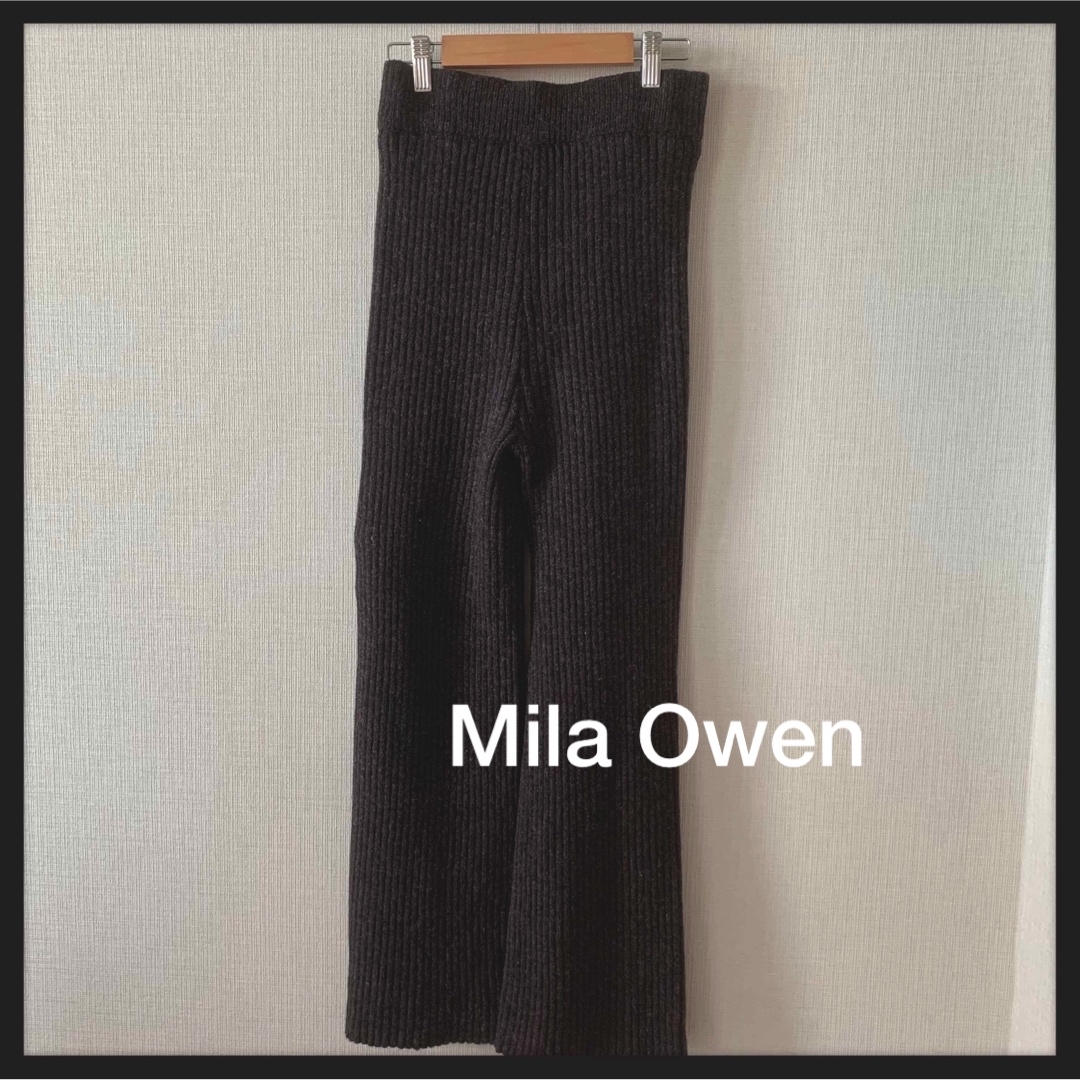 Mila Owen(ミラオーウェン)のMila Owen ミラオーウェン♡ニットパンツ レディースのパンツ(カジュアルパンツ)の商品写真