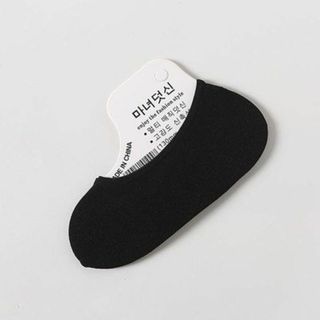 ブラック【10足セット】ショートストッキング 靴下 フットカバー ソックス(ソックス)