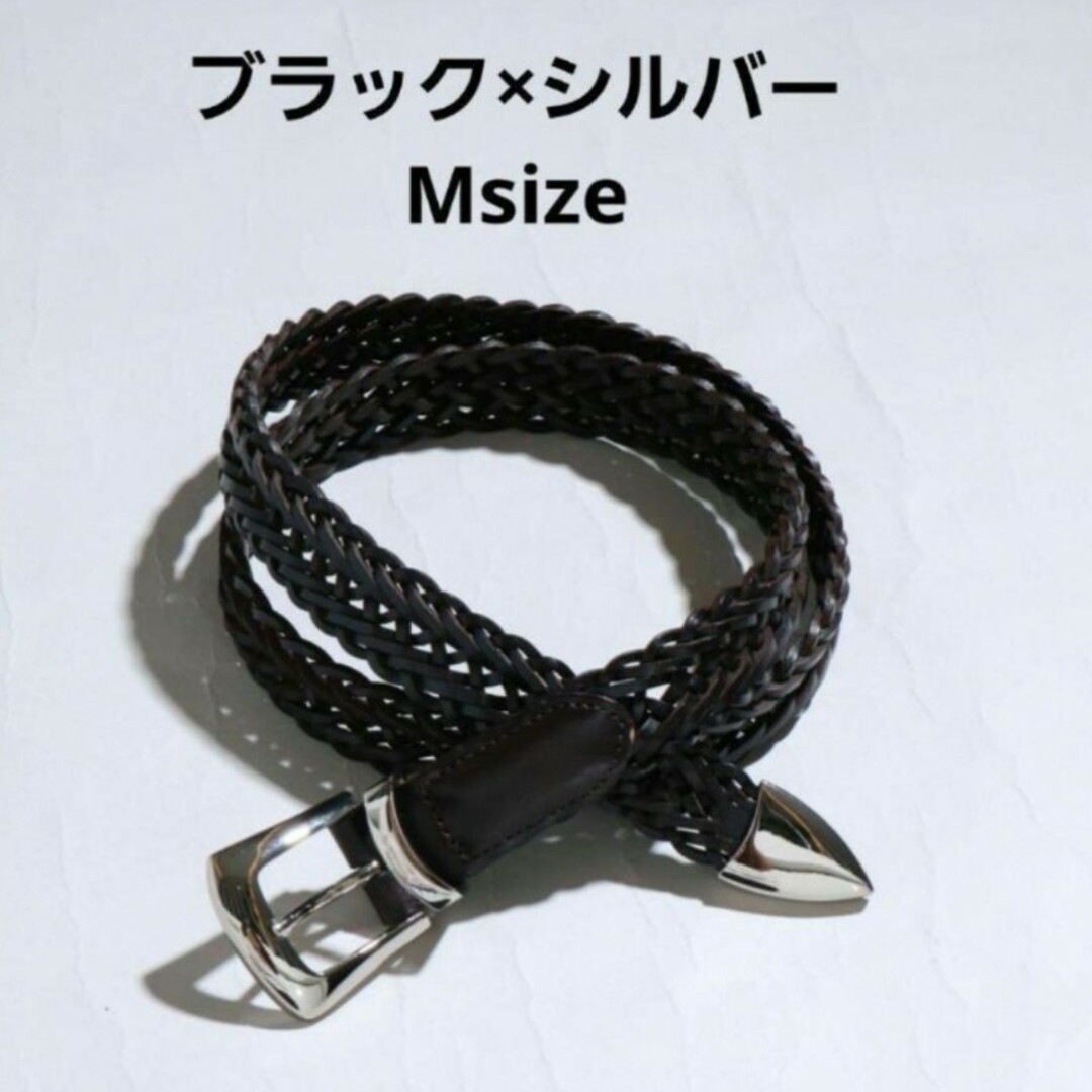 MB - 【新品‼️】MB ハイエンドレザーメッシュベルト(ブラック