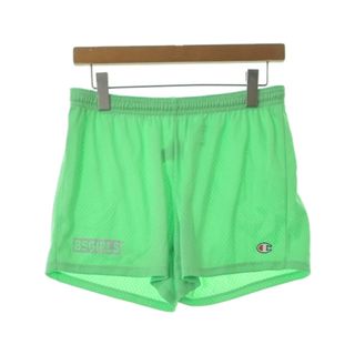 チャンピオン(Champion)のCHAMPION チャンピオン ショートパンツ S 緑 【古着】【中古】(ショートパンツ)