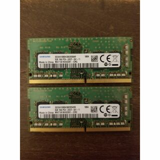 サムスン(SAMSUNG)のSAMSUNG DDR4 PC4 2400 SO-DIMM 8GB 2枚組(PCパーツ)