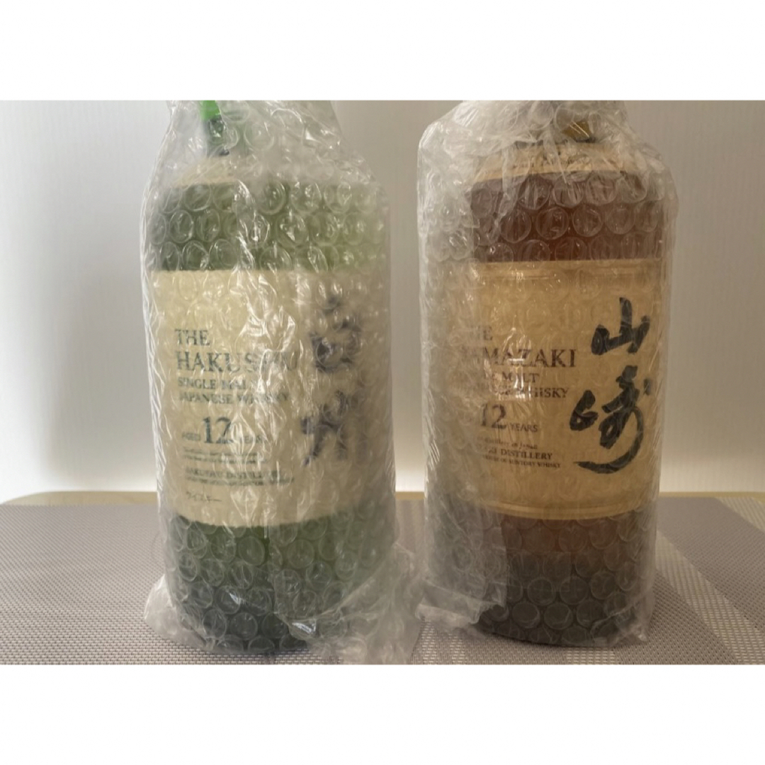 サントリー 山崎12年 サントリー 白州12年 700ml セット　箱無しウイスキー