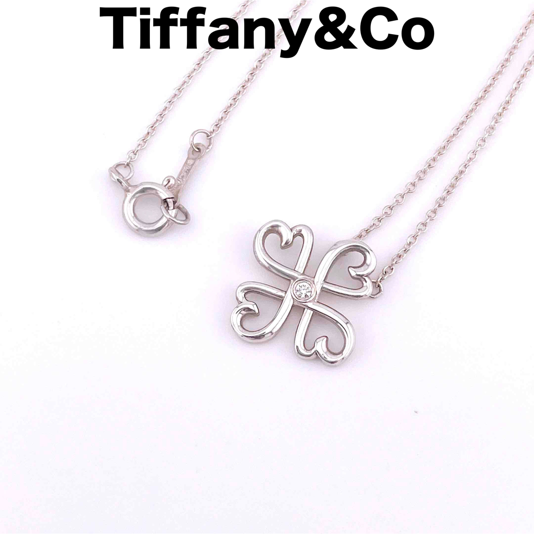 Tiffany & Co. - 【良品】ティファニー ラビングハートクローバー