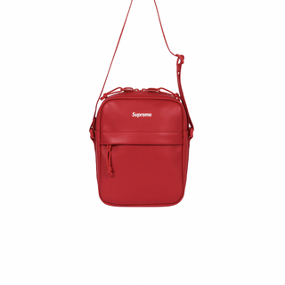シュプリーム(Supreme)のSupreme Leather Shoulder Bag バッグ RED赤新品(ショルダーバッグ)
