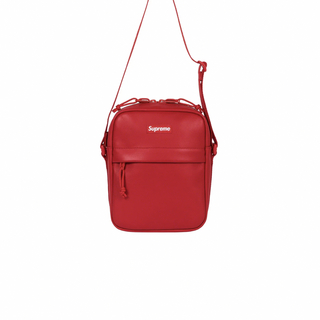 Supreme Leather Shoulder Bag バッグ RED赤新品