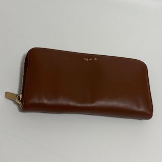 ○★訳有り 新品未使用　agnes b. (アニエスベー)　二つ折り財布　ピンク