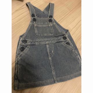 ムジルシリョウヒン(MUJI (無印良品))の【used⑅︎】無印　女の服 80 ジャンパースカート　年中　定番　シンプル(スカート)