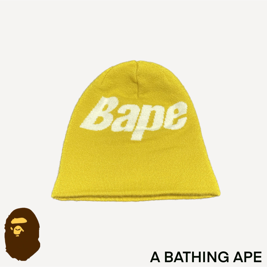 A BATHING APE(アベイシングエイプ)の【激レア‼️】A BATHING APE Bape ニット帽　ビーニー メンズの帽子(ニット帽/ビーニー)の商品写真