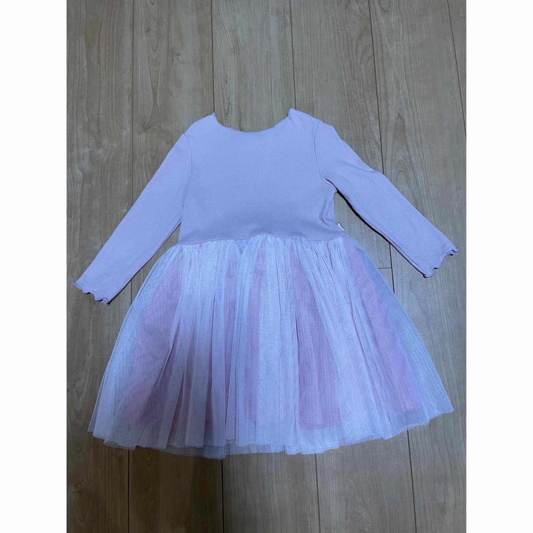 メロウリブ　チュールワンピース キッズ/ベビー/マタニティのキッズ服女の子用(90cm~)(ワンピース)の商品写真