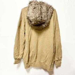 コドモビームス(こどもビームス)の美品♡michirico ミチリコ ファーフード パーカー F 大人 ママ 親子(Tシャツ/カットソー)