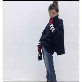 L'Appartement DEUXIEME CLASSE - アパルトモンL'Appartement 2018AW ... アパルトモンL'Appartement 2018AW Sleeve Line ボートネック Knit スリーブ リブニット【LKNA58671】