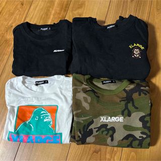 エクストララージ(XLARGE)のエクストラージ　長袖　4点セット(Tシャツ/カットソー)